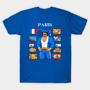 Paris France Strongman T-Shirt